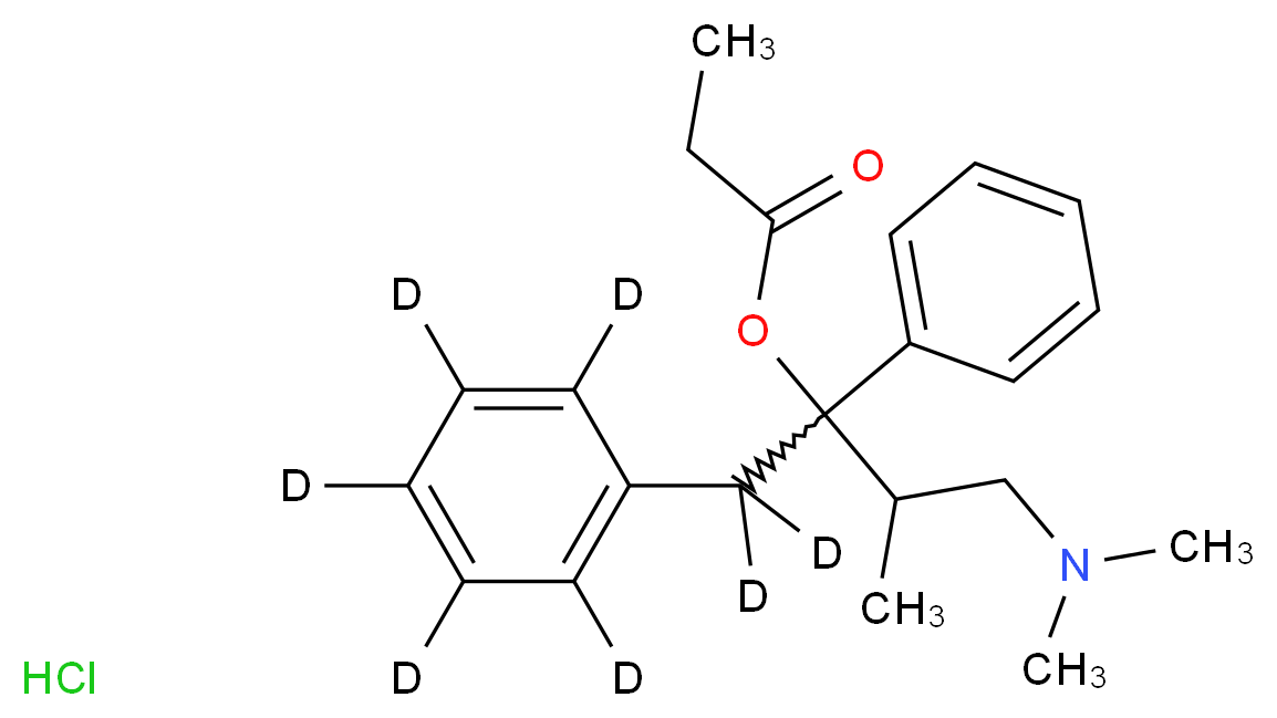 Propoxyphene-d7 Hydrochloride Salt (Mixture of Diastereoisomers)_Molecular_structure_CAS_125440-89-3)