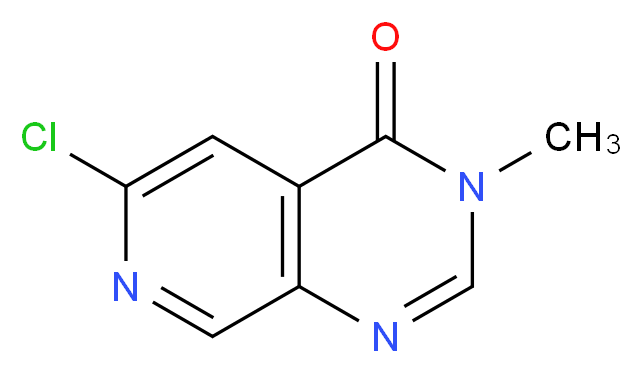 6-Chloro-3-methylpyrido[3,4-d]pyrimidin-4(3H)-one_Molecular_structure_CAS_878743-46-5)