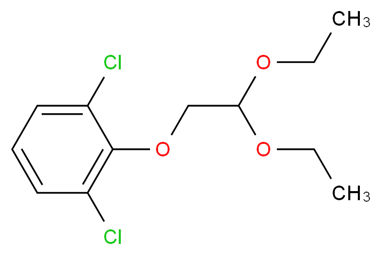 1,3-dichloro-2-(2,2-diethoxyethoxy)benzene_Molecular_structure_CAS_175204-48-5)