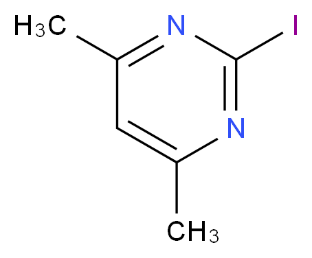 4,6-Dimethyl-2-iodopyrimidine_Molecular_structure_CAS_16879-40-6)