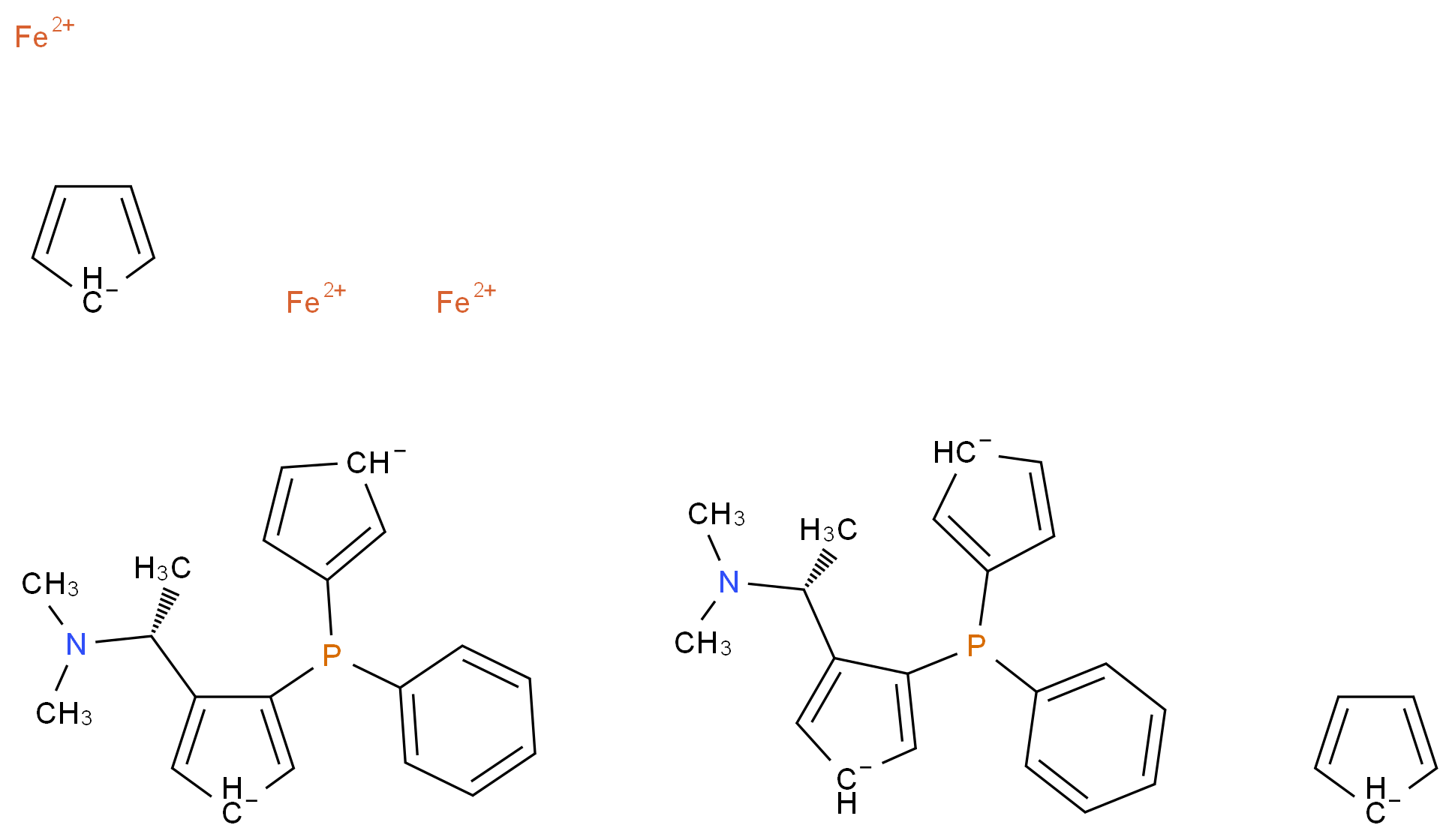 1,1′-Bis{(S)-{(SP)-2-[(R)-1-(dimethylamino)ethyl]ferrocenyl}phenylphosphino}ferrocene_Molecular_structure_CAS_899811-43-9)