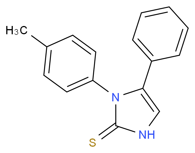 1-(4-methylphenyl)-5-phenyl-1,3-dihydro-2H-imidazole-2-thione_Molecular_structure_CAS_)