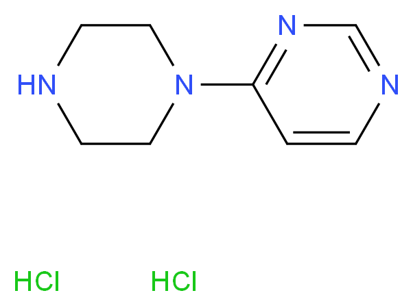 4-(Piperazin-1-yl)pyrimidine dihydrochloride_Molecular_structure_CAS_634468-72-7)