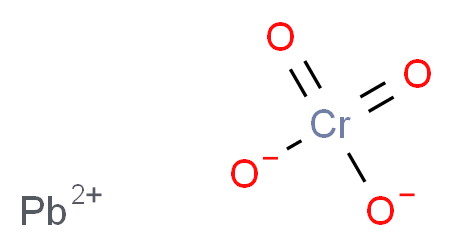 Lead(II) chromate_Molecular_structure_CAS_7758-97-6)