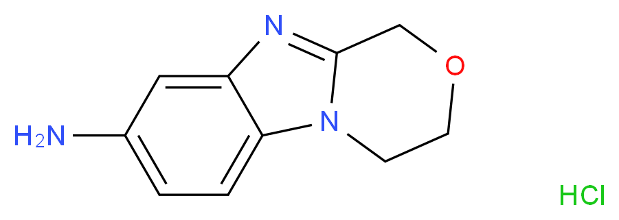 3,4-dihydro-1H-benzo[4,5]imidazo[2,1-c][1,4]oxazin-8-amine hydrochloride_Molecular_structure_CAS_)