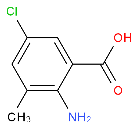 2-Amino-5-chloro-3-methylbenzoic acid_Molecular_structure_CAS_20776-67-4)