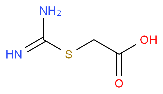 (Amidinothio)acetic acid_Molecular_structure_CAS_7404-50-4)