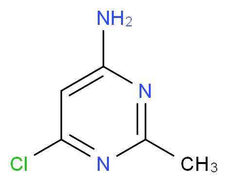 6-chloro-2-methylpyrimidin-4-amine_Molecular_structure_CAS_)