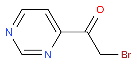 2-bromo-1-(pyrimidin-4-yl)ethanone_Molecular_structure_CAS_845504-81-6)