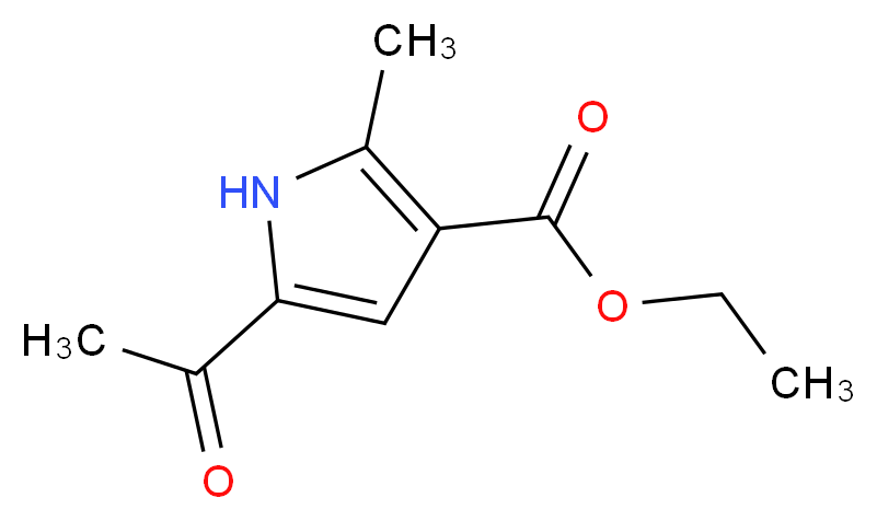 Ethyl 5-acetyl-2-methyl-1H-pyrrole-3-carboxylate_Molecular_structure_CAS_)