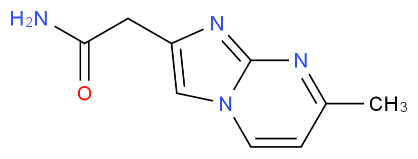 2-{7-methylimidazo[1,2-a]pyrimidin-2-yl}acetamide_Molecular_structure_CAS_)