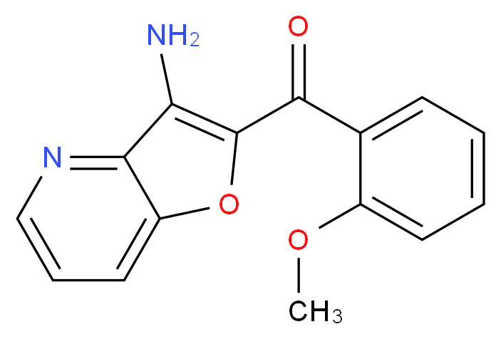 (3-aminofuro[3,2-b]pyridin-2-yl)(2-methoxyphenyl)methanone_Molecular_structure_CAS_)