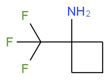 1-(trifluoromethyl)cyclobutan-1-amine_Molecular_structure_CAS_)