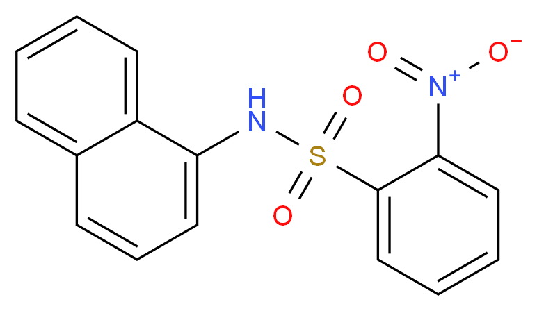 N-(1-Naphthyl)-2-nitrobenzenesulfonamide_Molecular_structure_CAS_)