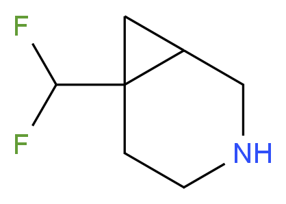 6-(difluoromethyl)-3-azabicyclo[4.1.0]heptane_Molecular_structure_CAS_)