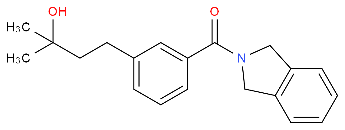 4-[3-(1,3-dihydro-2H-isoindol-2-ylcarbonyl)phenyl]-2-methyl-2-butanol_Molecular_structure_CAS_)
