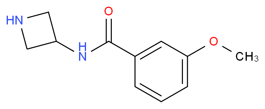 N-(3-Azetidinyl)-3-methoxybenzamide_Molecular_structure_CAS_)