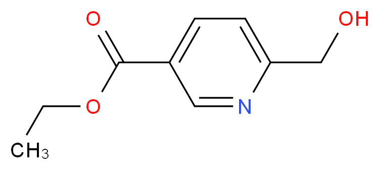 6-Hydroxymethyl-nicotinic acid ethyl ester_Molecular_structure_CAS_)