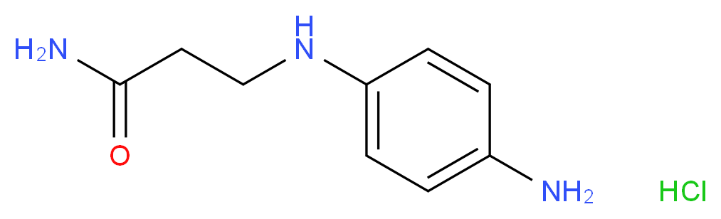 3-[(4-aminophenyl)amino]propanamide hydrochloride_Molecular_structure_CAS_)