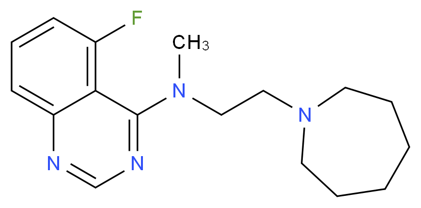 N-(2-azepan-1-ylethyl)-5-fluoro-N-methylquinazolin-4-amine_Molecular_structure_CAS_)