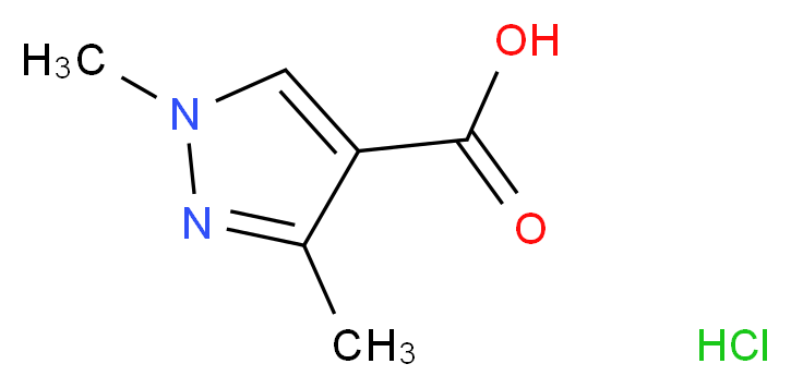 1,3-Dimethyl-1H-pyrazole-4-carboxylic acid hydrochloride_Molecular_structure_CAS_)