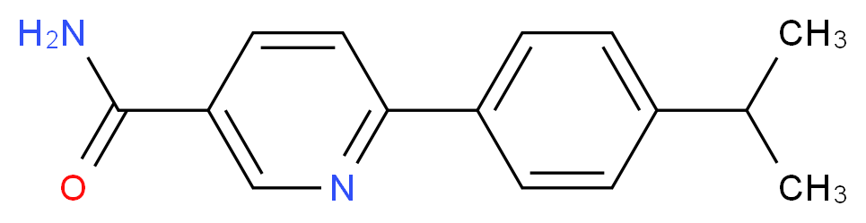 6-(4-isopropylphenyl)nicotinamide_Molecular_structure_CAS_)
