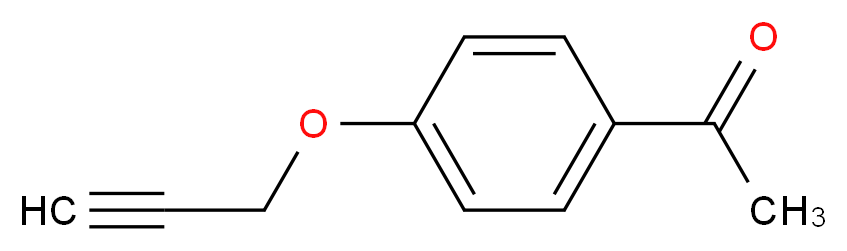 1-[4-(prop-2-yn-1-yloxy)phenyl]ethan-1-one_Molecular_structure_CAS_)