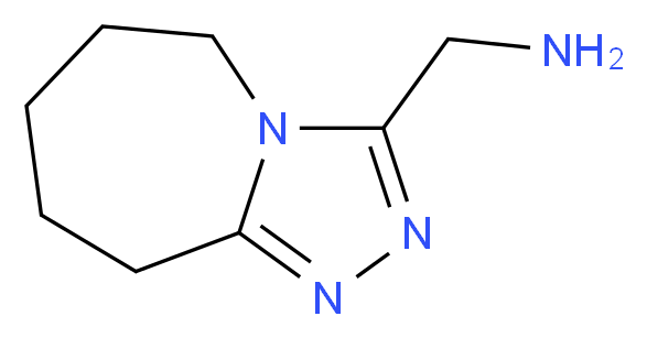 1-(6,7,8,9-tetrahydro-5H-[1,2,4]triazolo[4,3-a]azepin-3-yl)methanamine_Molecular_structure_CAS_885461-42-7)