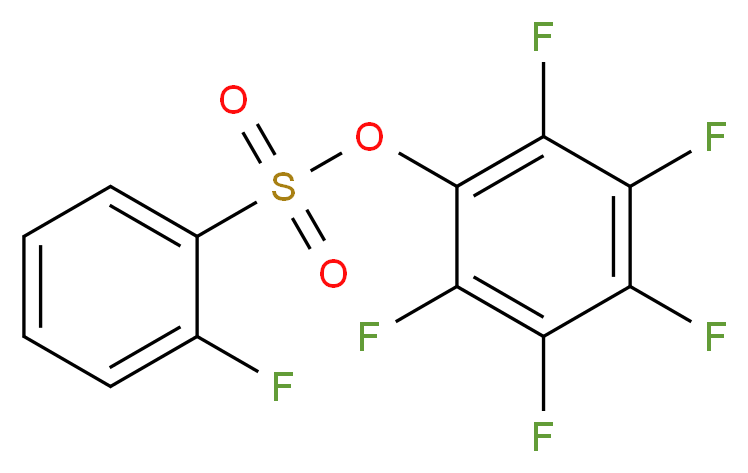 2,3,4,5,6-Pentafluorophenyl 2-fluorobenzenesulfonate_Molecular_structure_CAS_)