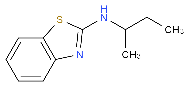 N-(sec-butyl)-1,3-benzothiazol-2-amine_Molecular_structure_CAS_28291-73-8)