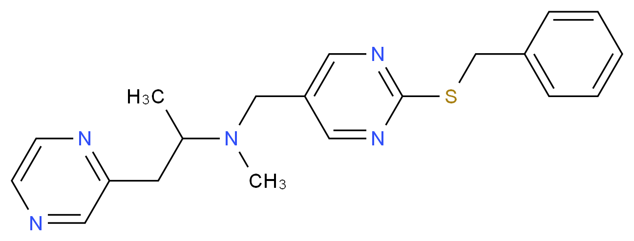 N-{[2-(benzylthio)pyrimidin-5-yl]methyl}-N-methyl-1-pyrazin-2-ylpropan-2-amine_Molecular_structure_CAS_)