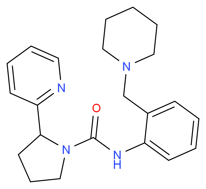 N-[2-(piperidin-1-ylmethyl)phenyl]-2-pyridin-2-ylpyrrolidine-1-carboxamide_Molecular_structure_CAS_)