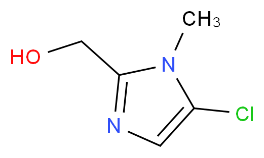 5-Chloro-2-(hydroxymethyl)-1-methyl-1H-imidazole_Molecular_structure_CAS_)