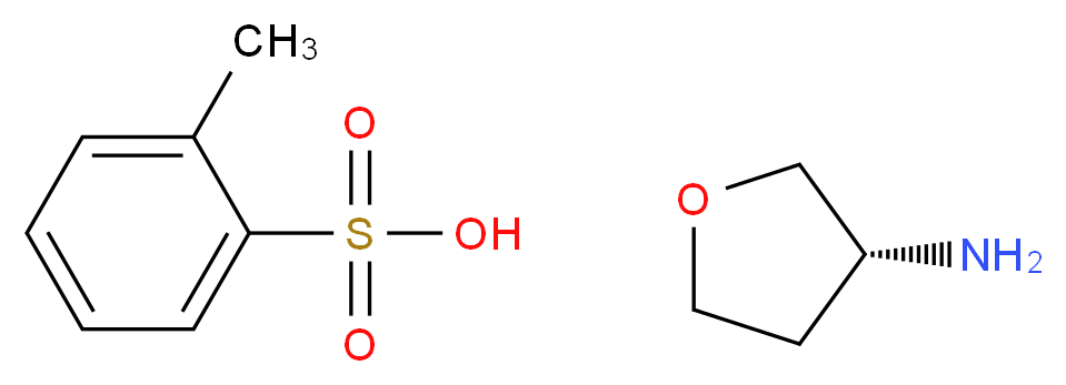 (R)-Tetrahydrofuran-3-amine-4-methylbenzenesulfonate_Molecular_structure_CAS_111769-27-8)