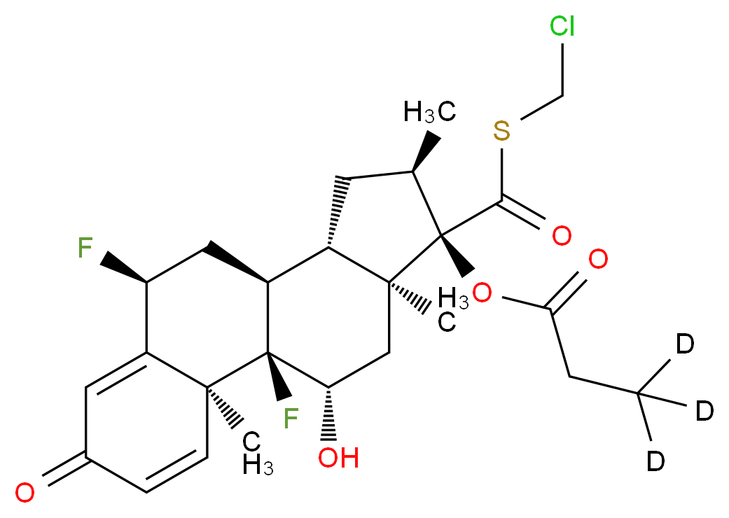 Cloticasone Propionate-d3_Molecular_structure_CAS_)