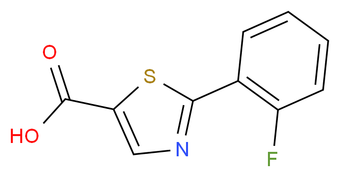 2-(2-fluorophenyl)-1,3-thiazole-5-carboxylic acid_Molecular_structure_CAS_)