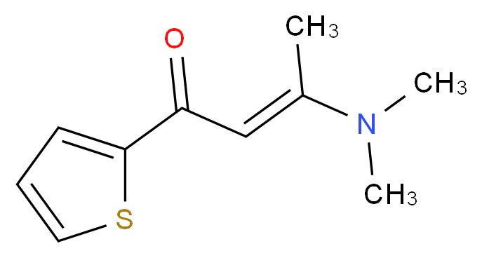3-(Dimethylamino)-1-(2-thienyl)-2-buten-1-one_Molecular_structure_CAS_)
