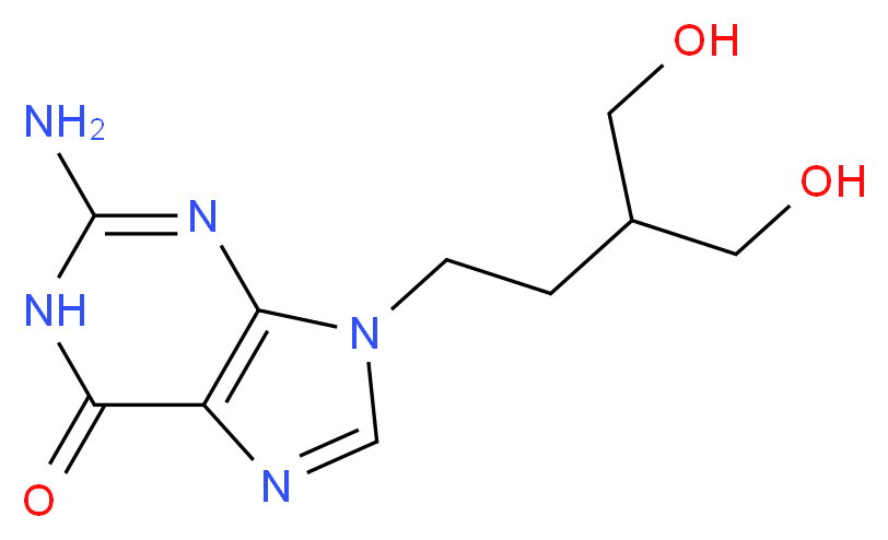 9-(4-Hydroxy-3-(Hydroxymethyl)but-1-Yl)Guanine_Molecular_structure_CAS_)