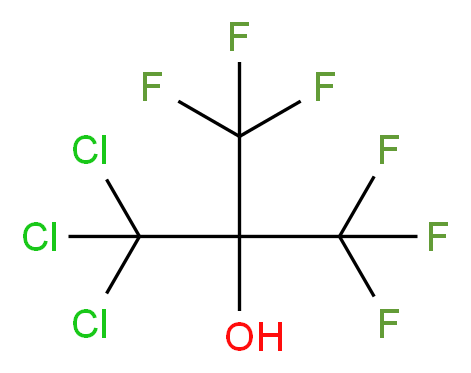 1,1-Bis(trifluoromethyl)-2,2,2-trichloroethanol 97%_Molecular_structure_CAS_7594-49-2)
