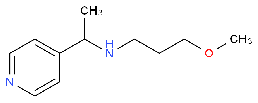(3-Methoxypropyl)(1-pyridin-4-ylethyl)amine_Molecular_structure_CAS_1042589-25-2)