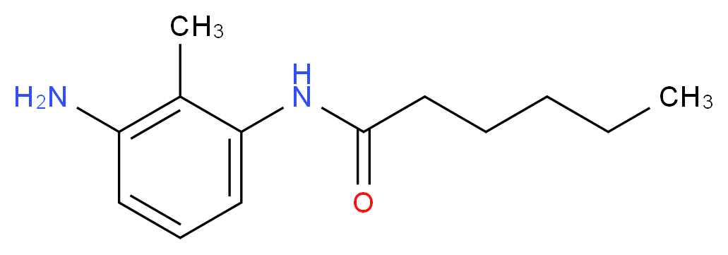 N-(3-Amino-2-methylphenyl)hexanamide_Molecular_structure_CAS_)