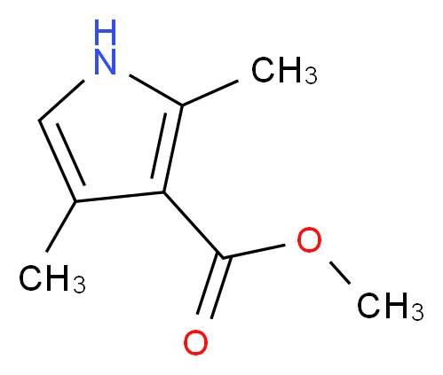 Methyl 2,4-dimethyl-1H-pyrrole-3-carboxylate_Molecular_structure_CAS_52459-90-2)