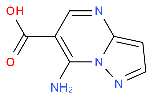 7-Aminopyrazolo[1,5-a]pyrimidine-6-carboxylic acid_Molecular_structure_CAS_)