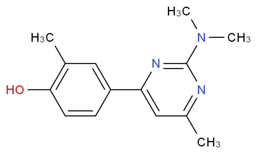 4-[2-(dimethylamino)-6-methylpyrimidin-4-yl]-2-methylphenol_Molecular_structure_CAS_)