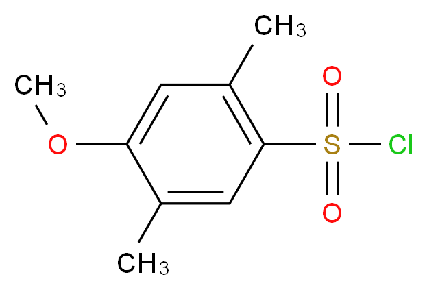 4-Methoxy-2,5-dimethyl-benzenesulfonyl chloride_Molecular_structure_CAS_)