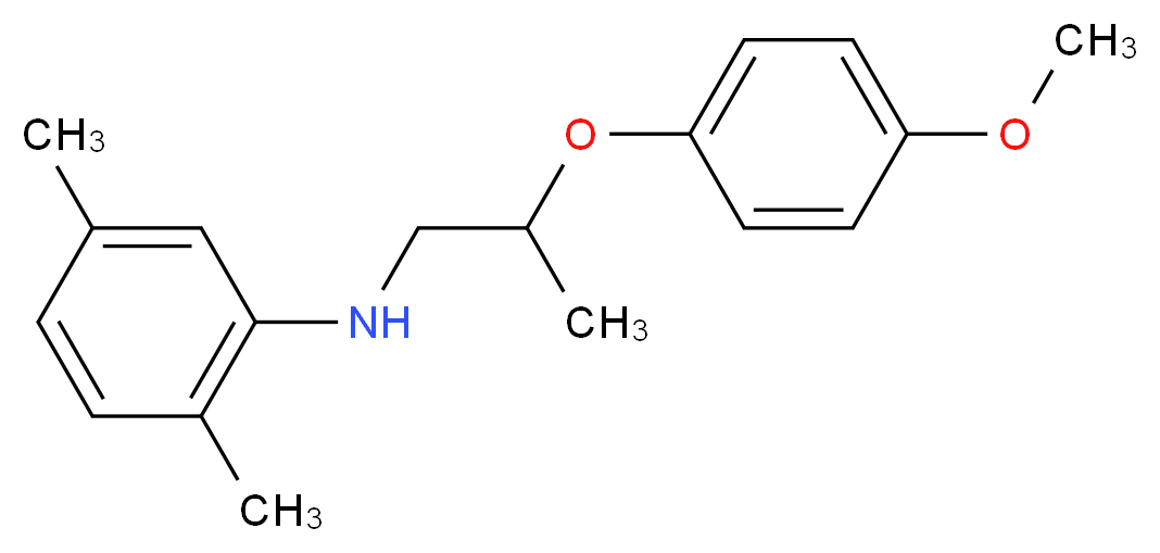 N-[2-(4-Methoxyphenoxy)propyl]-2,5-dimethylaniline_Molecular_structure_CAS_)