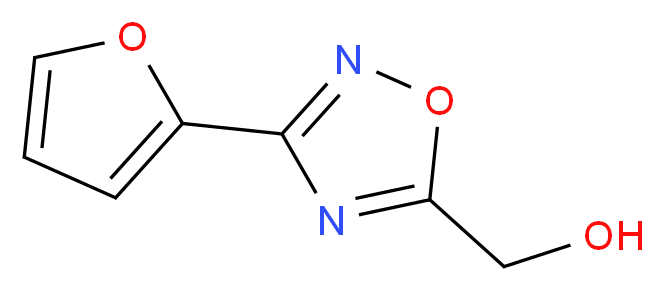 [3-(furan-2-yl)-1,2,4-oxadiazol-5-yl]methanol_Molecular_structure_CAS_)