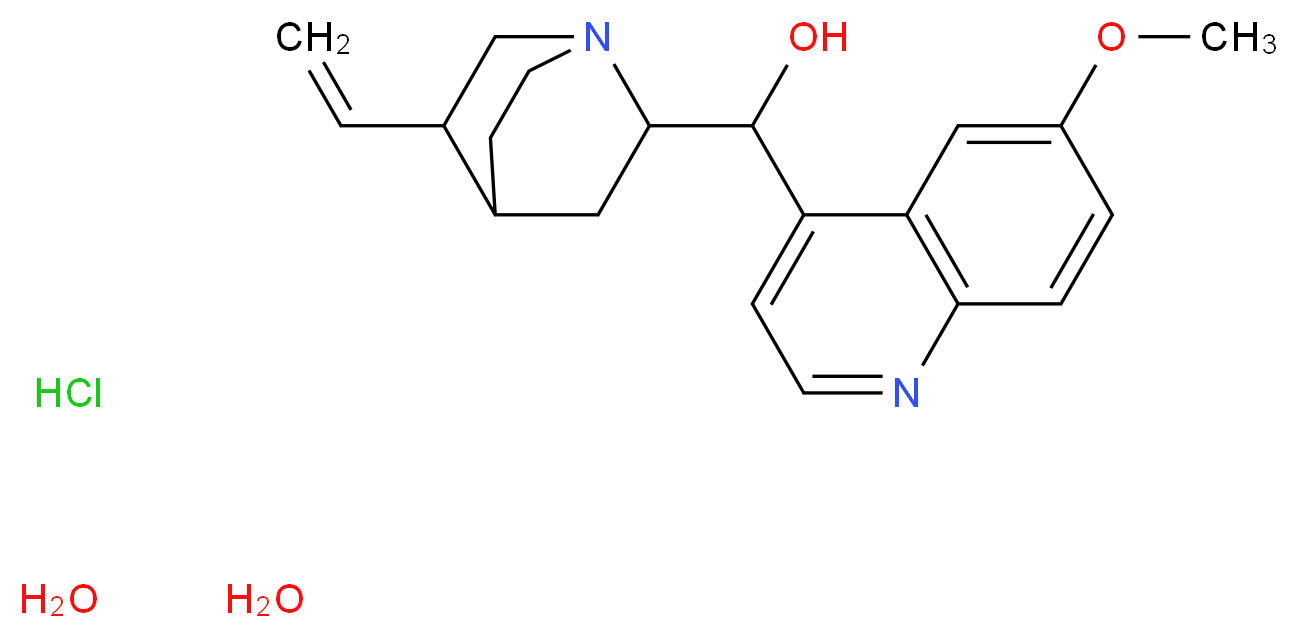 QUININE HYDROCHLORIDE_Molecular_structure_CAS_6119-47-7)