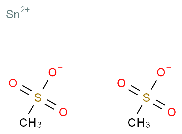 Tin(II) methanesulfonate solution_Molecular_structure_CAS_53408-94-9)