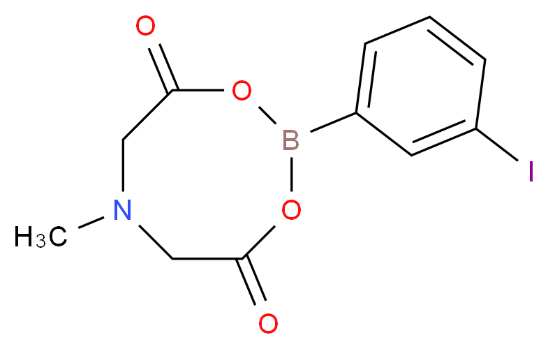 3-Iodophenylboronic acid MIDA ester_Molecular_structure_CAS_1287221-37-7)